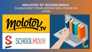 Lire la suite à propos de l’article Molotov et SchoolMouv s’associent pour offrir des cours en ligne