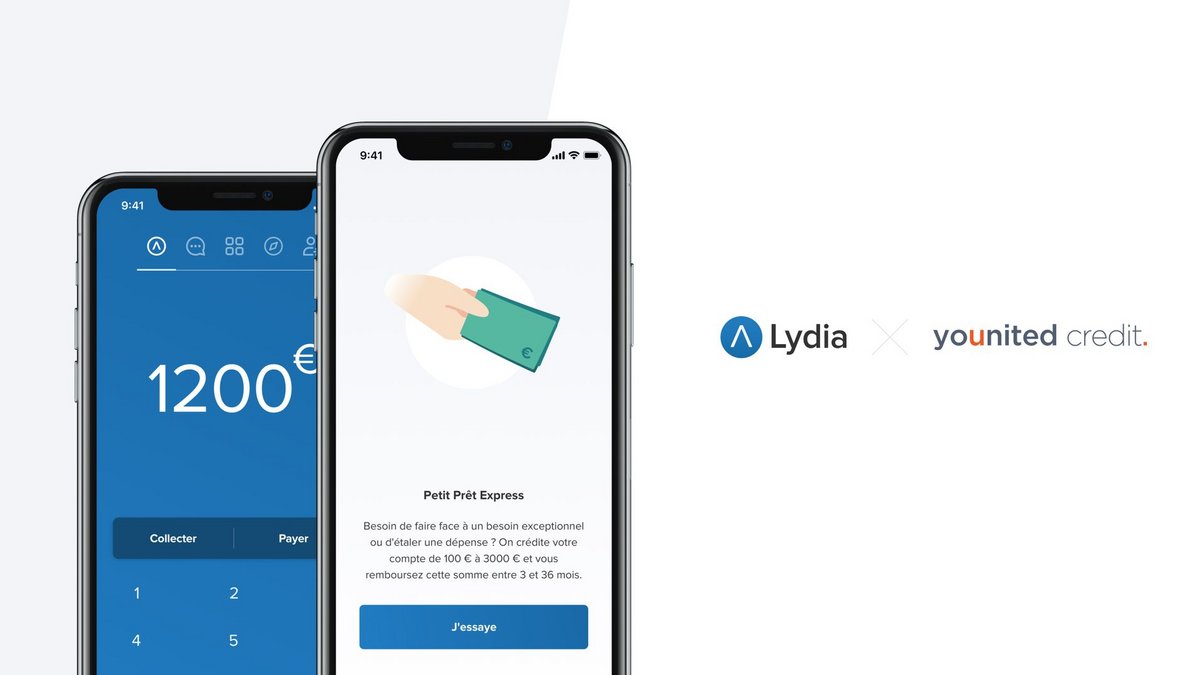 Lire la suite à propos de l’article Lydia se lance dans les prêts à la consommation avec Younited