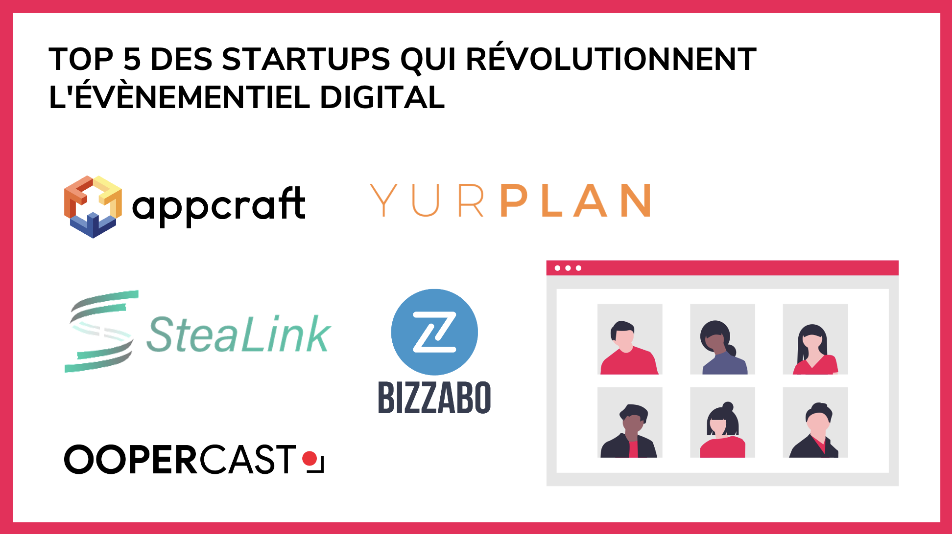 Lire la suite à propos de l’article Top 5 des startups qui révolutionnent l’évènementiel digital