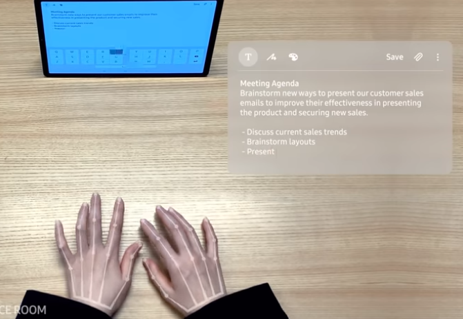 Lire la suite à propos de l’article Le clavier invisible par Samsung